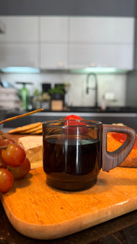 Taza para Espresso con mango de madera