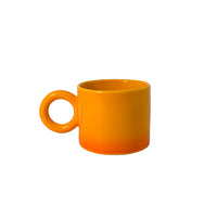 Taza Naranja con efecto degradado